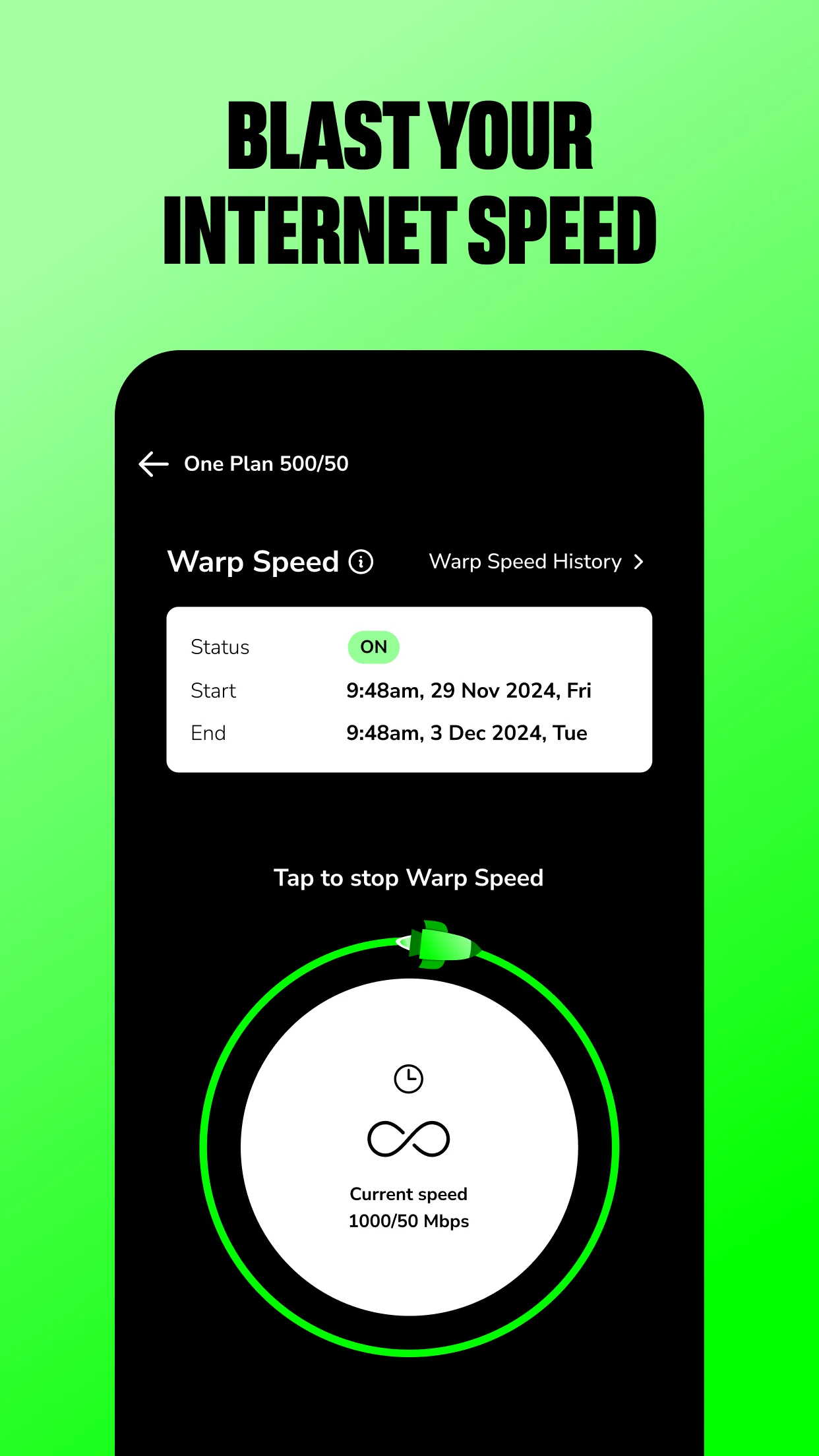 Exetel screenshot