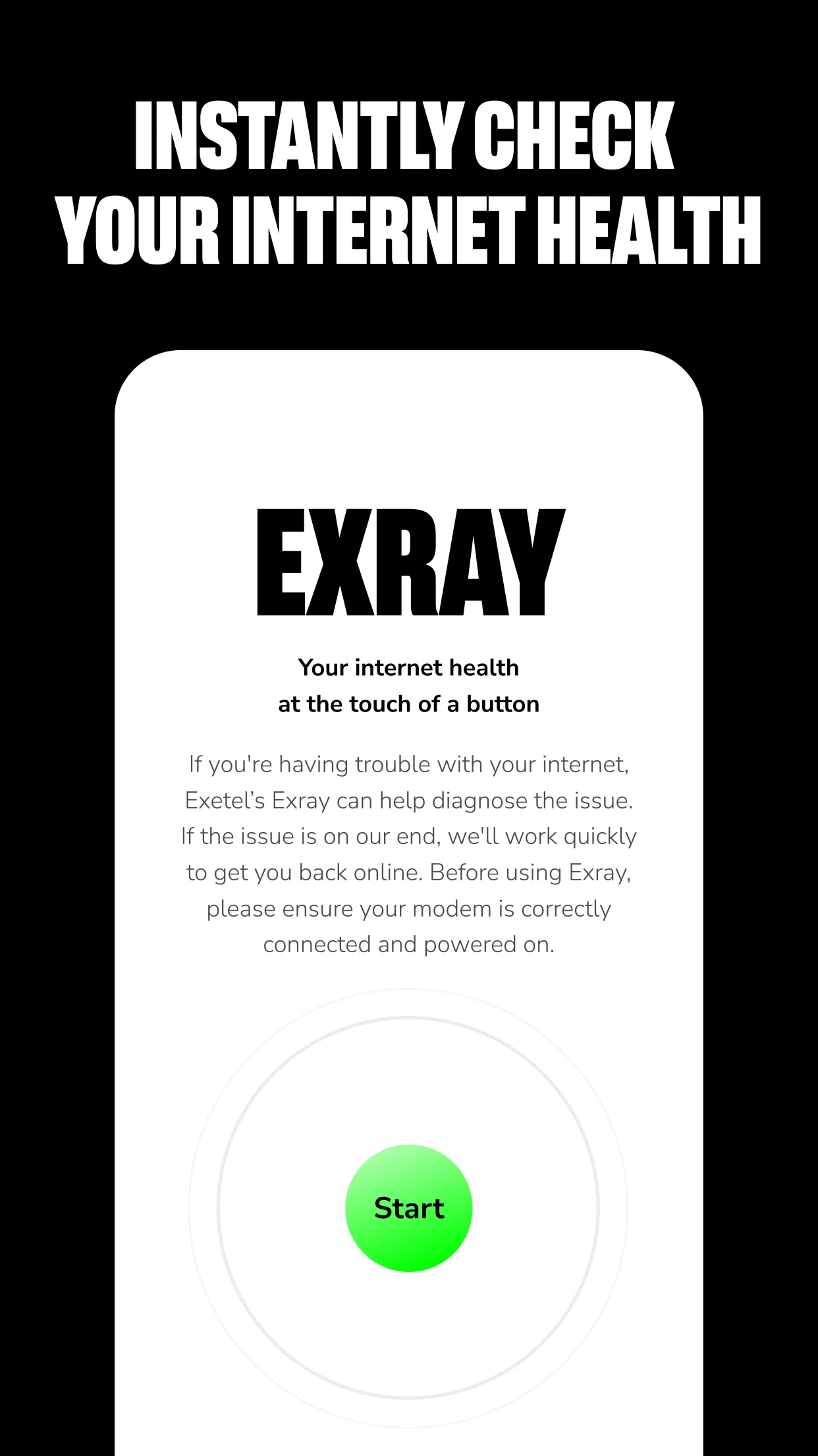 Exetel screenshot